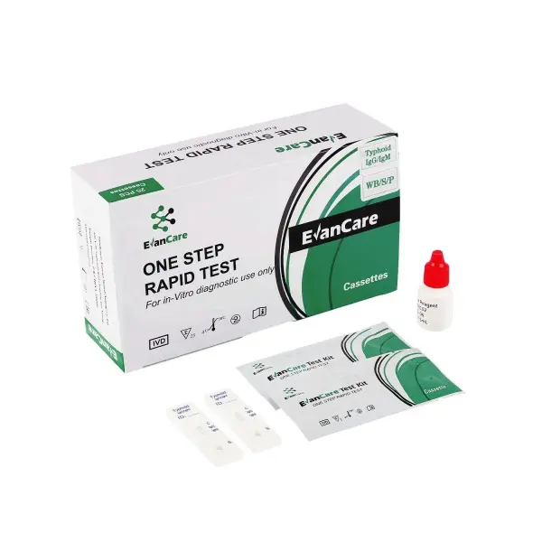 Typhoid IgG/IgM Tri-line Rapid Test Cassette (WB/S/P)