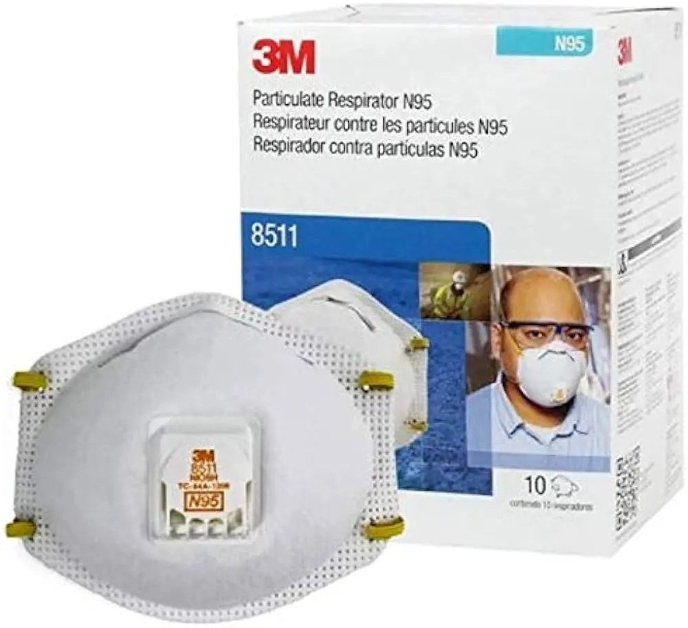 3M™ Cool Flow™ Valve Particulate Respirator 8511