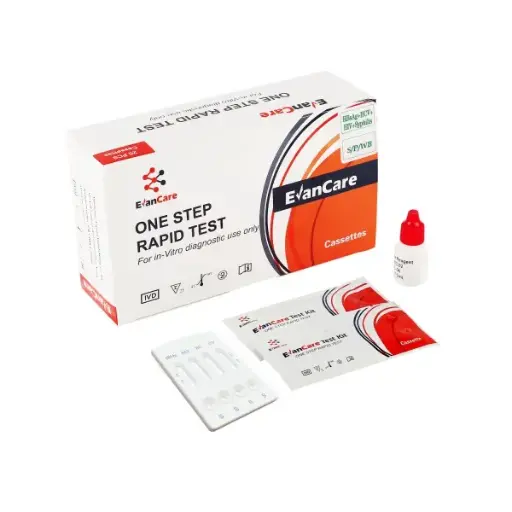 HBsAg/HCV/HIV/Syphilis Combo Rapid Test Cassette (WB/S/P)