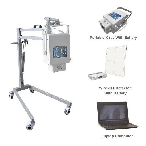 5KW Digital X-ray machine with detector & laptop