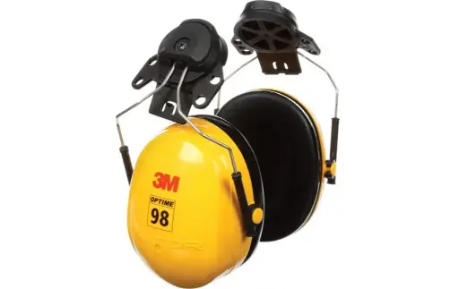 3M™ Peltor™ Optime™ 98 Cap-Mount Earmuffs, Hearing Conservation H9P3E